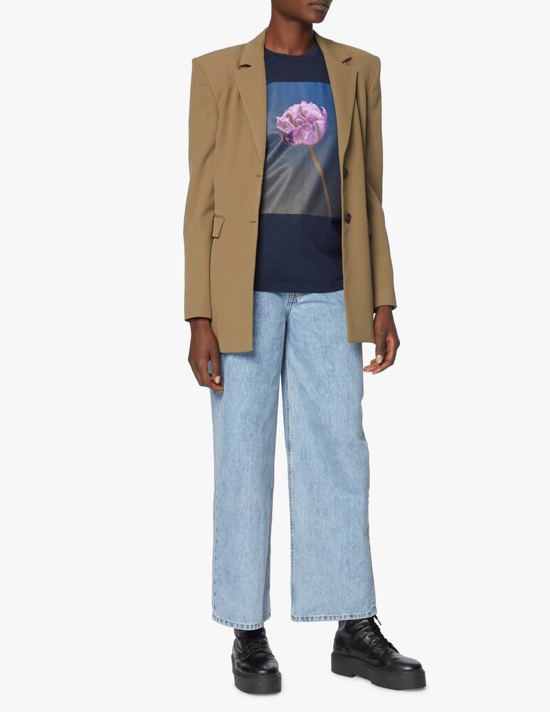 rinascente Lisa King Organic cotton printed t-shirt Tulip