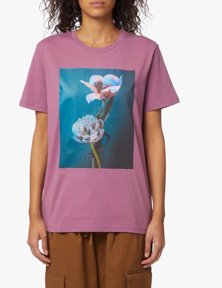 rinascente Lisa King Organic cotton printed t-shirt Two Tulips