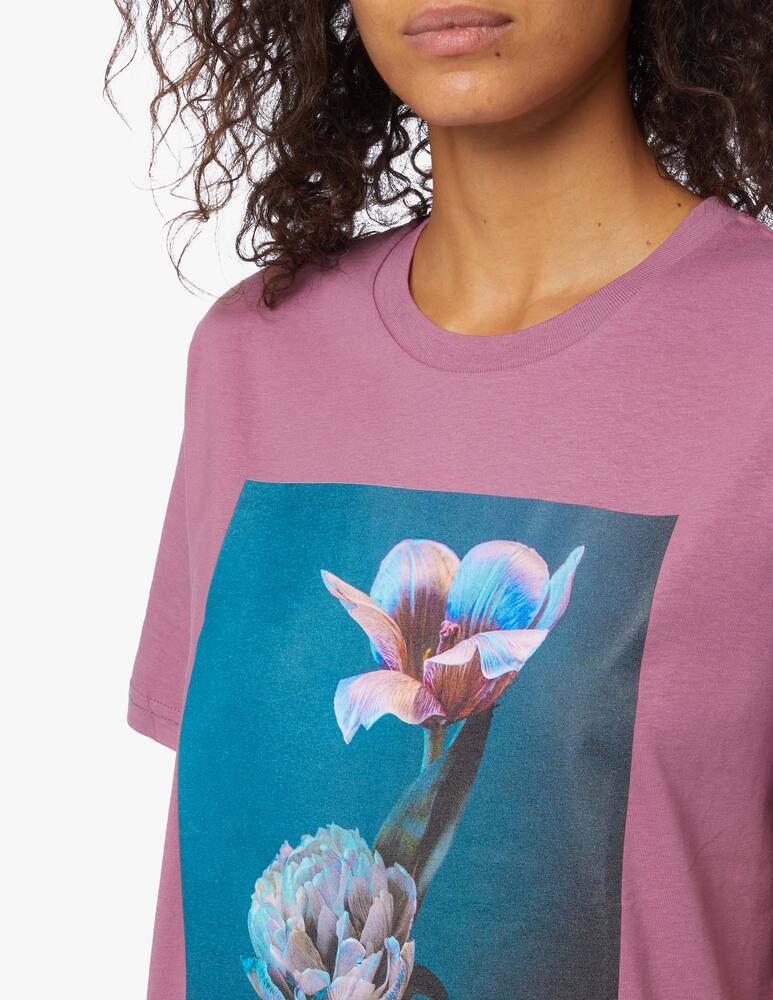 rinascente Lisa King Organic cotton printed t-shirt Two Tulips