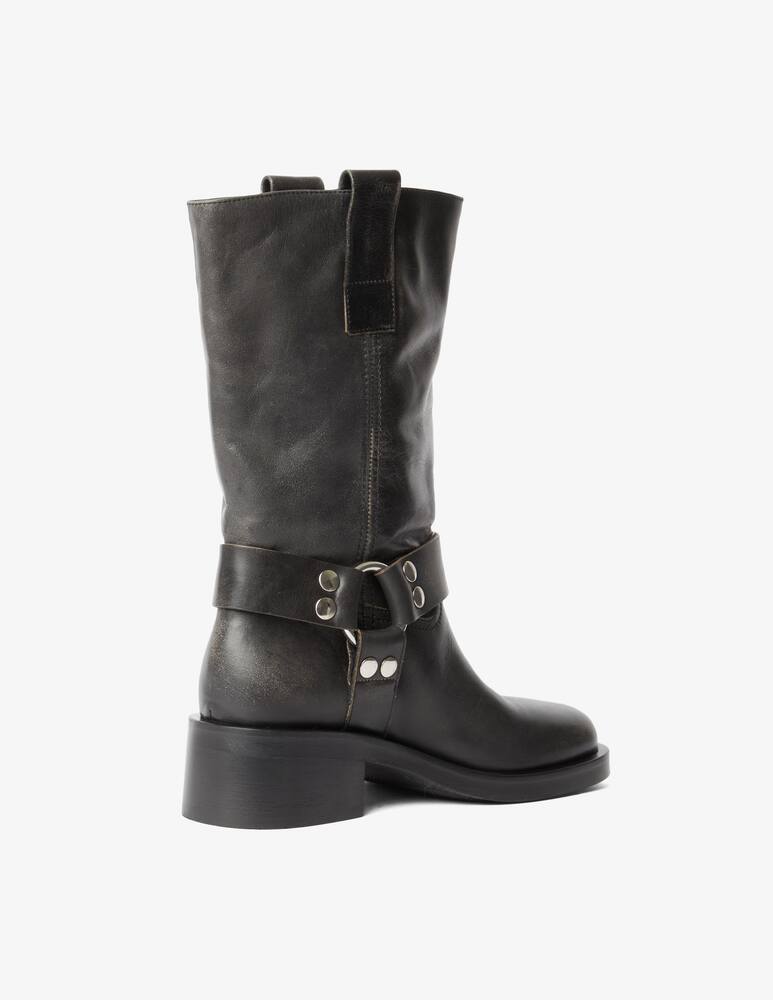 rinascente Strategia Stivali biker medi in pelle