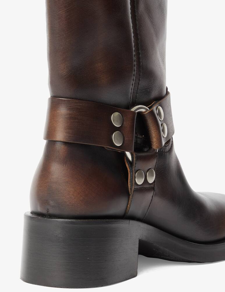 rinascente Strategia Stivali biker medi in pelle