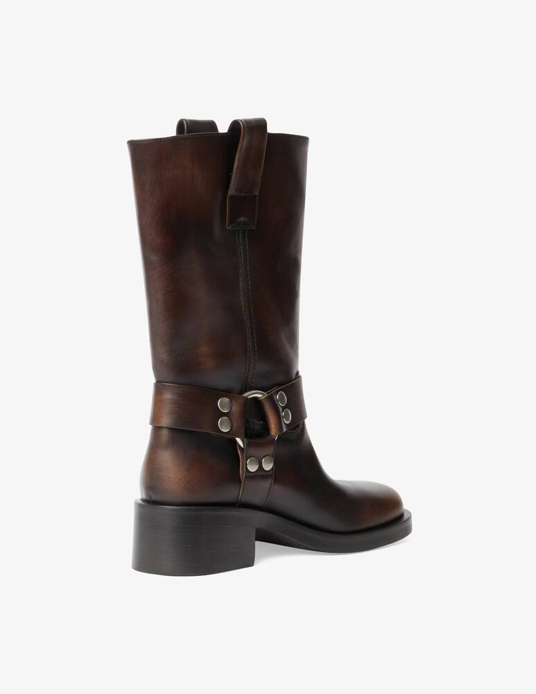 rinascente Strategia Stivali biker medi in pelle