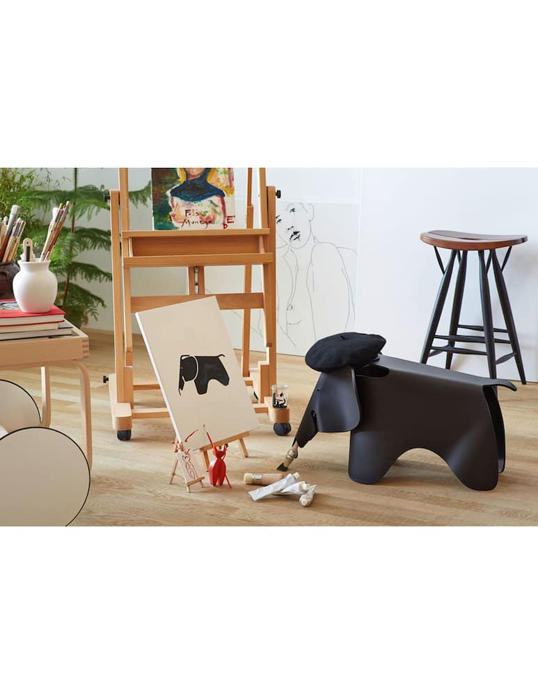 Vitra Eames Elephant nero intenso - immagine 2 Vitra Eames Elephant nero intenso - immagine 2