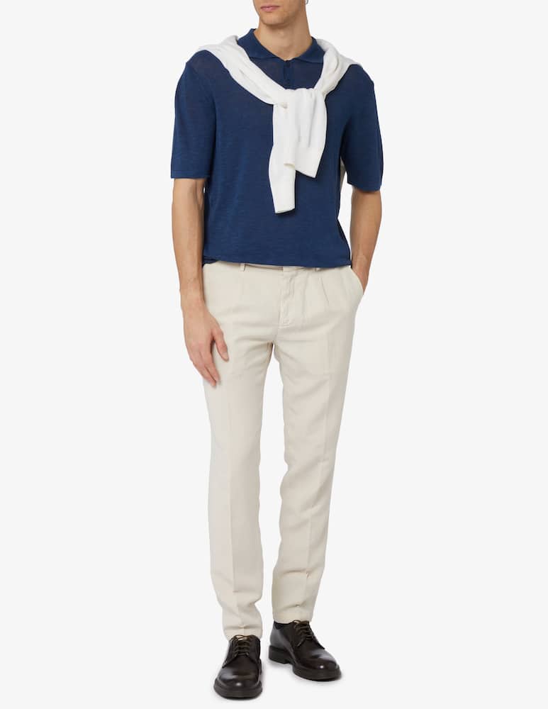 rinascente Rinascente Collection Polo lino e cotone f14