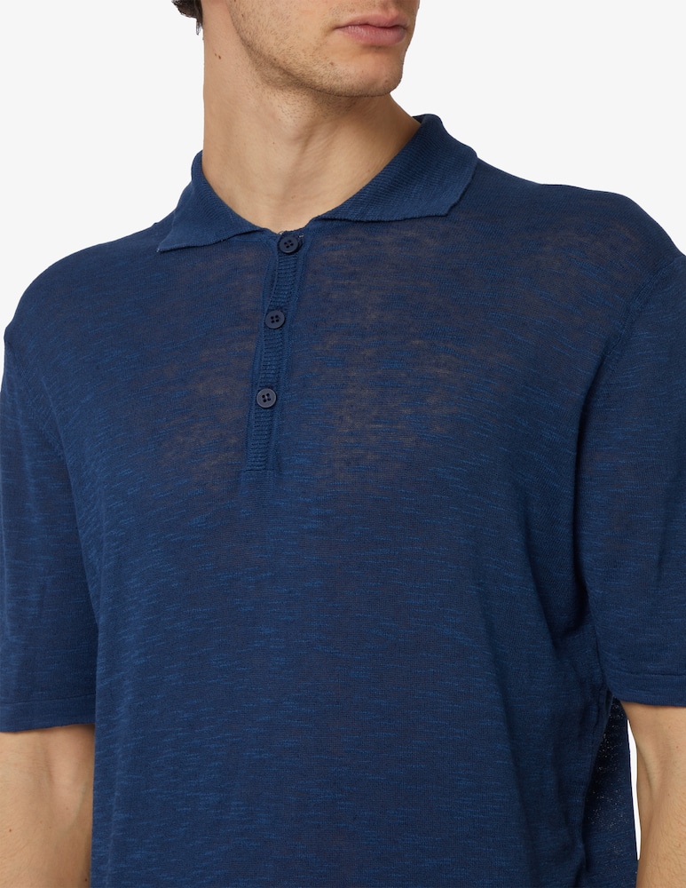 rinascente Rinascente Collection Polo lino e cotone f14