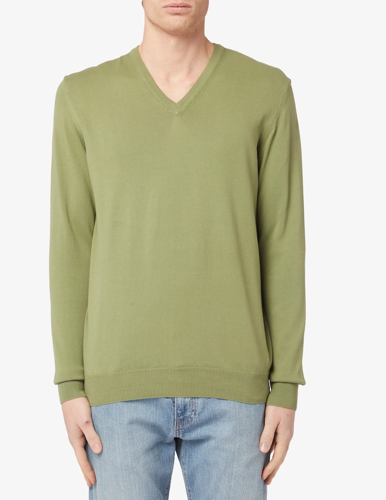 Rinascente Collection Maglia scollo v cotone f14 - immagine 1 Rinascente Collection Maglia scollo v cotone f14 - immagine 1