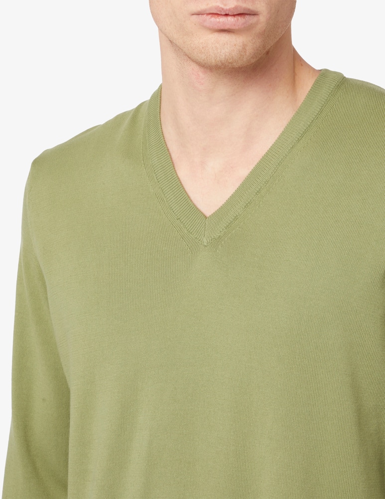 Rinascente Collection Maglia scollo v cotone f14 - immagine 4 Rinascente Collection Maglia scollo v cotone f14 - immagine 4