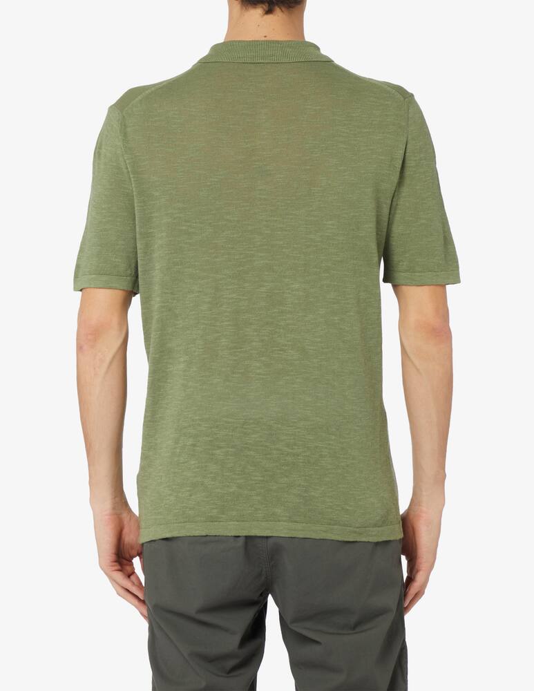 rinascente Rinascente Collection F14 linen and cotton polo shirt