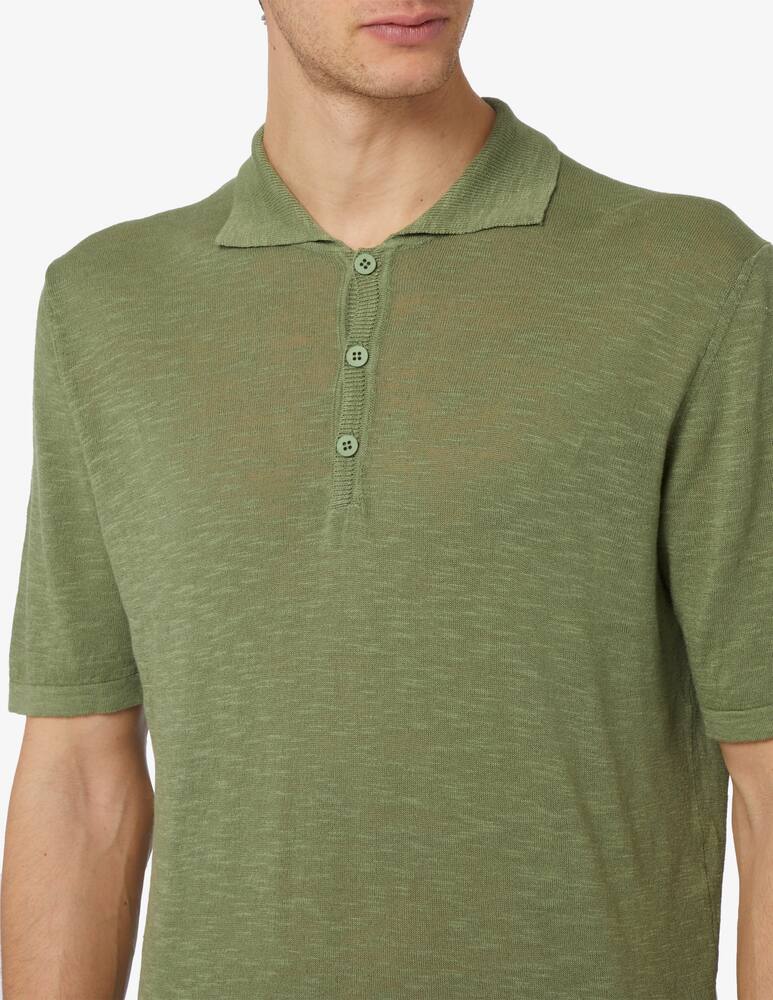 rinascente Rinascente Collection F14 linen and cotton polo shirt