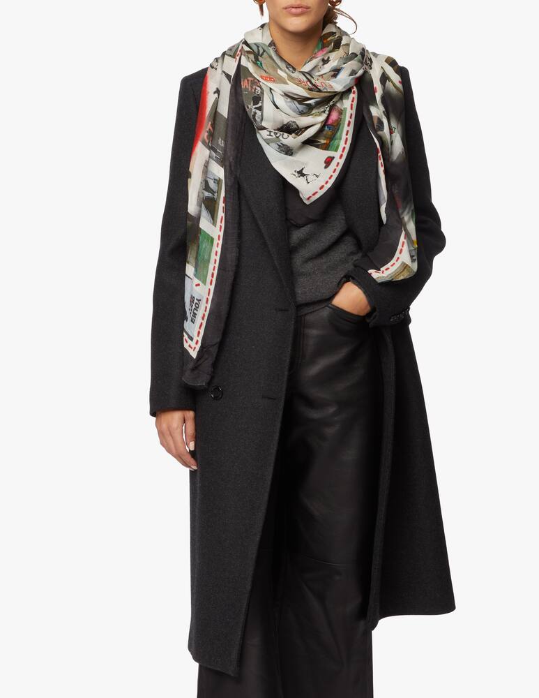 rinascente Faliero Sarti Sciarpa in misto modal Life Is Love