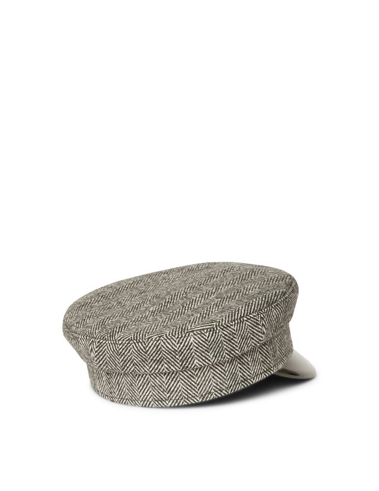 rinascente Ruslan Baginskiy Wool baker boy cap with embroidered logo