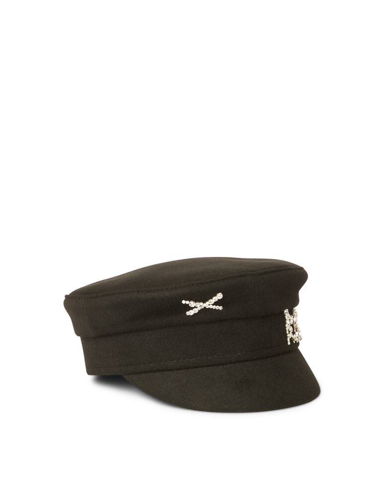 rinascente Ruslan Baginskiy Wool baker boy cap with logo