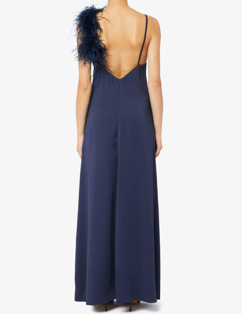 rinascente The Archivia One-shoulder feather dress