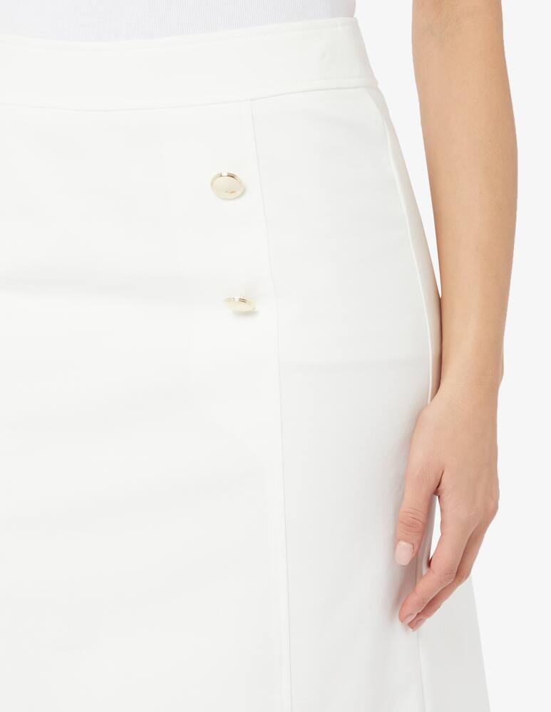 rinascente Elizabeth Ascot Skirt midi with two slits