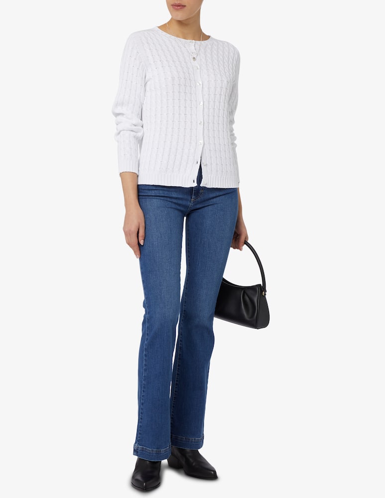 rinascente Elizabeth Ascot Cardigan in cotone