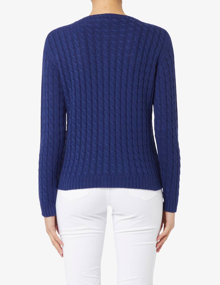 rinascente Elizabeth Ascot Cardigan in cotone