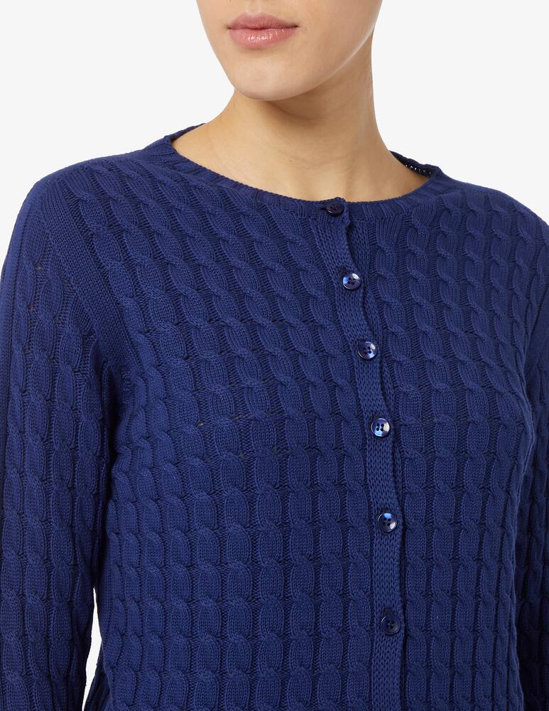 rinascente Elizabeth Ascot Cardigan in cotone