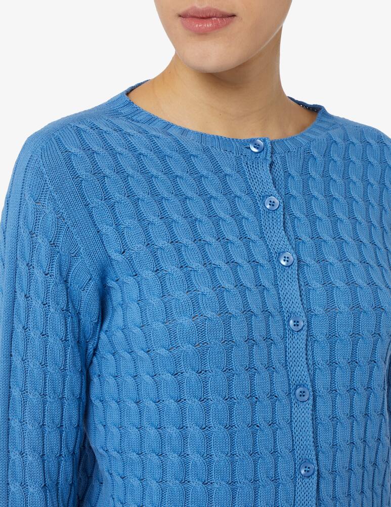 rinascente Elizabeth Ascot Cardigan in cotone