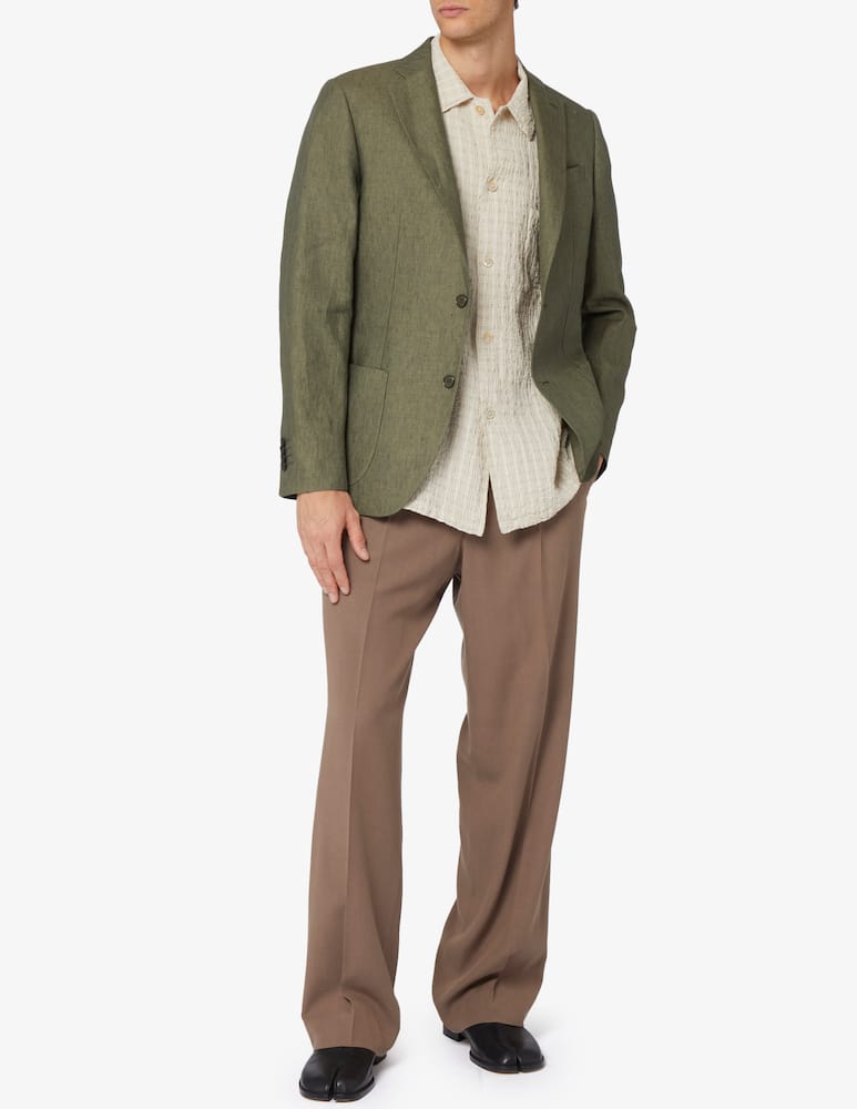 Sartoria Italiana Giacca lino t. filo delave d7 - immagine 2 Sartoria Italiana Giacca lino t. filo delave d7 - immagine 2