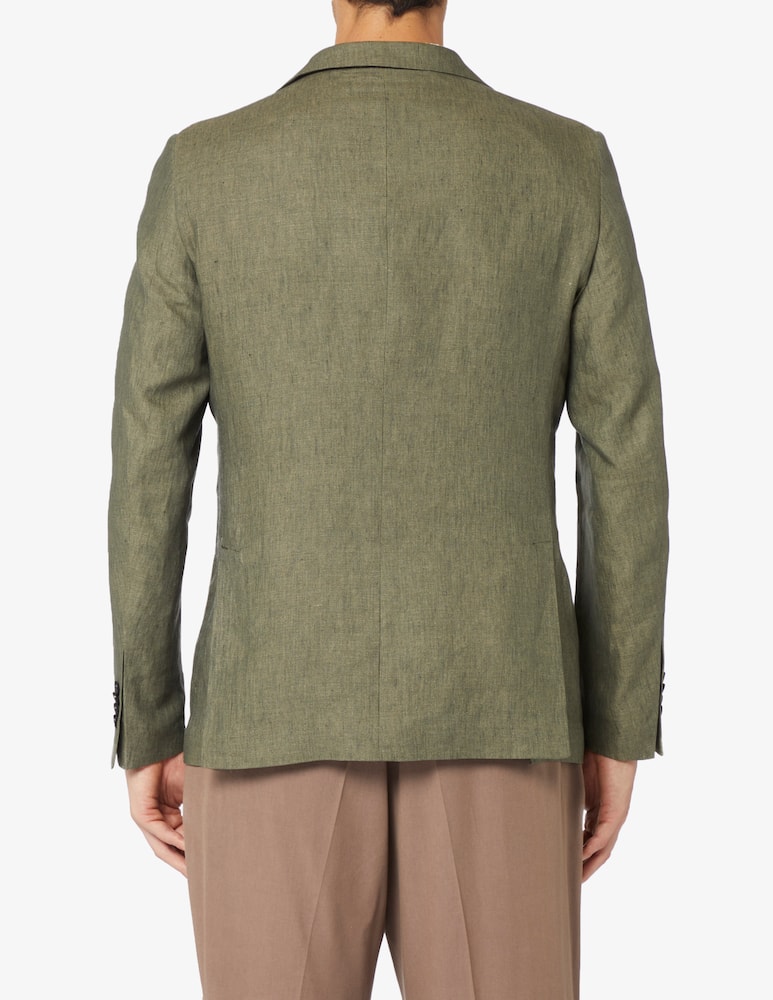 Sartoria Italiana Giacca lino t. filo delave d7 - immagine 3 Sartoria Italiana Giacca lino t. filo delave d7 - immagine 3