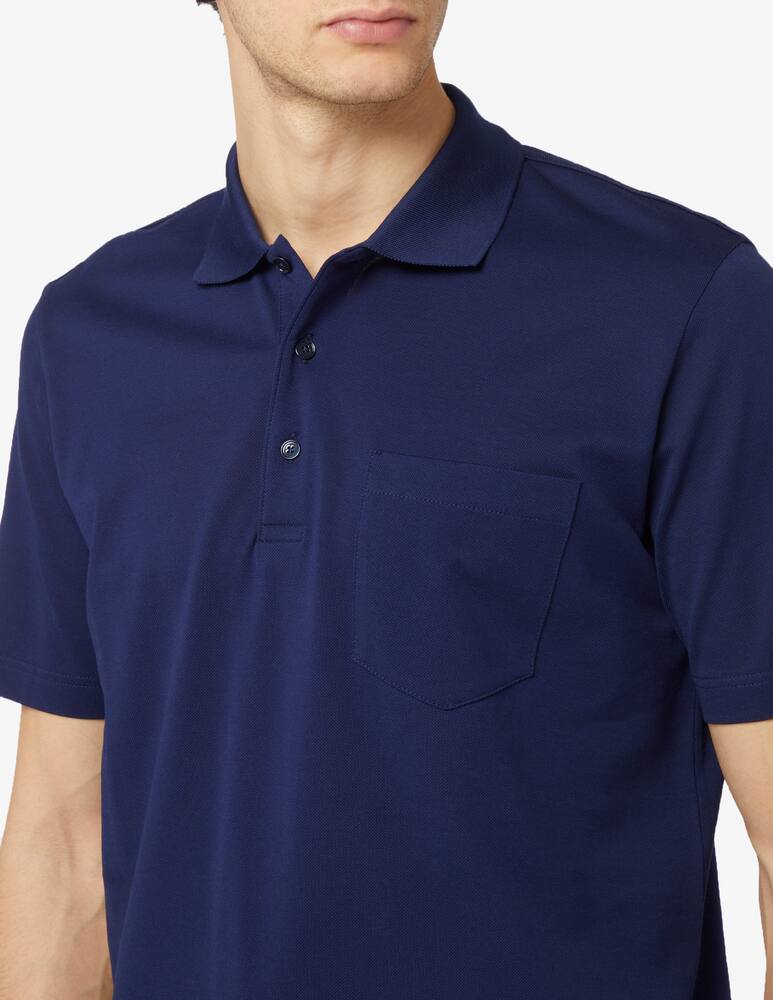 rinascente Rinascente Collection Scottish thread piquet polo shirt