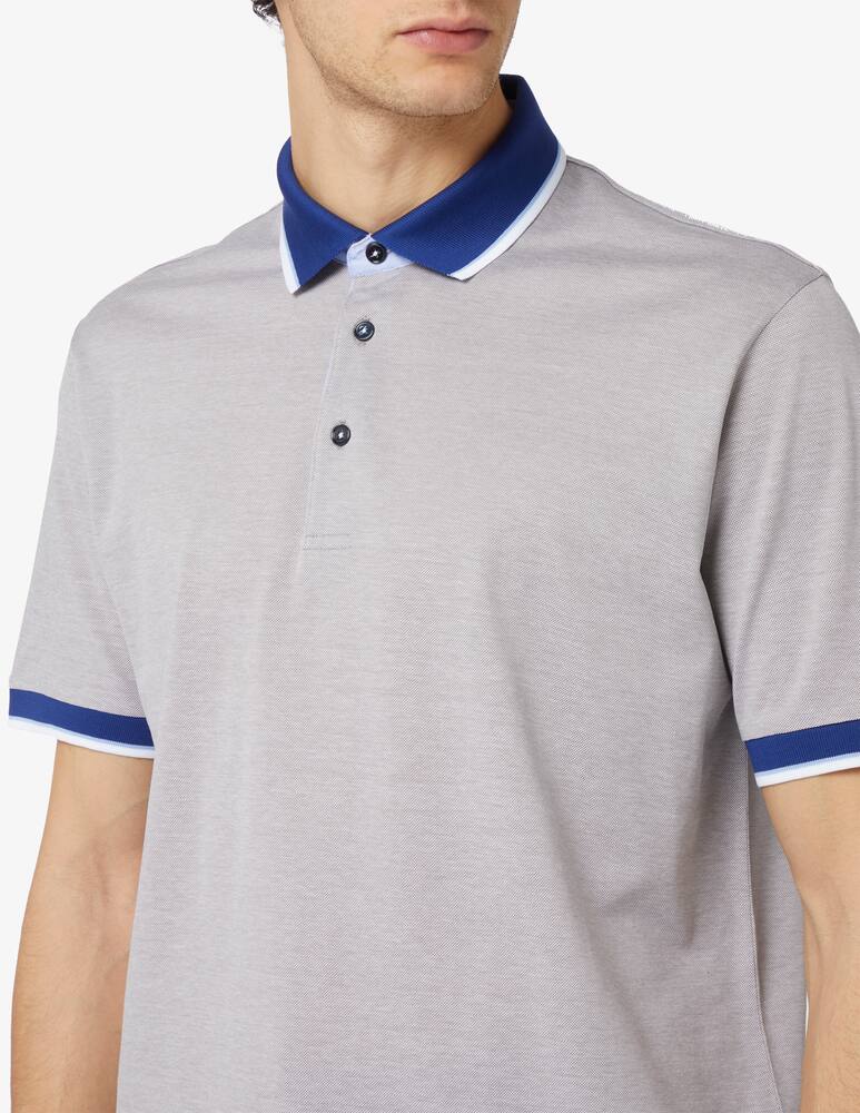 rinascente Rinascente Collection Scottish thread oxford polo shirt