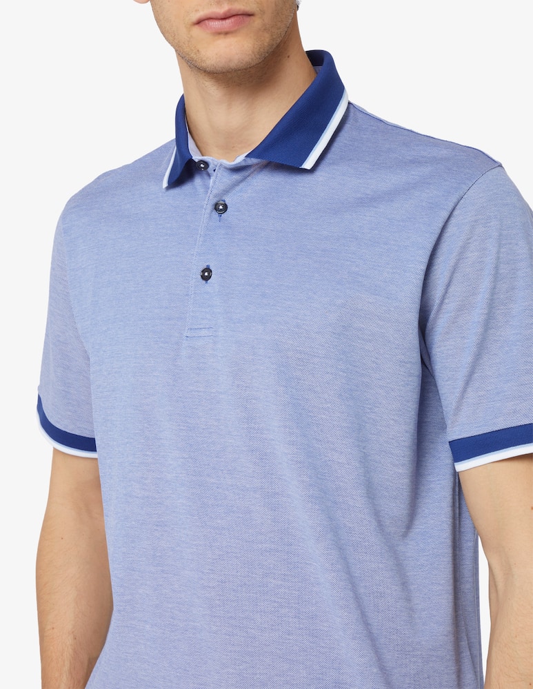 rinascente Rinascente Collection Scottish thread oxford polo shirt