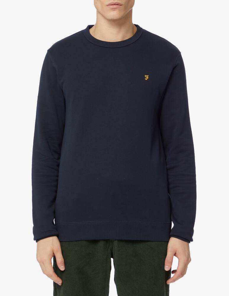 Farah Tim basic roundneck sweatshirt - Blue - picture 1 Farah Tim basic roundneck sweatshirt - Blue - picture 1