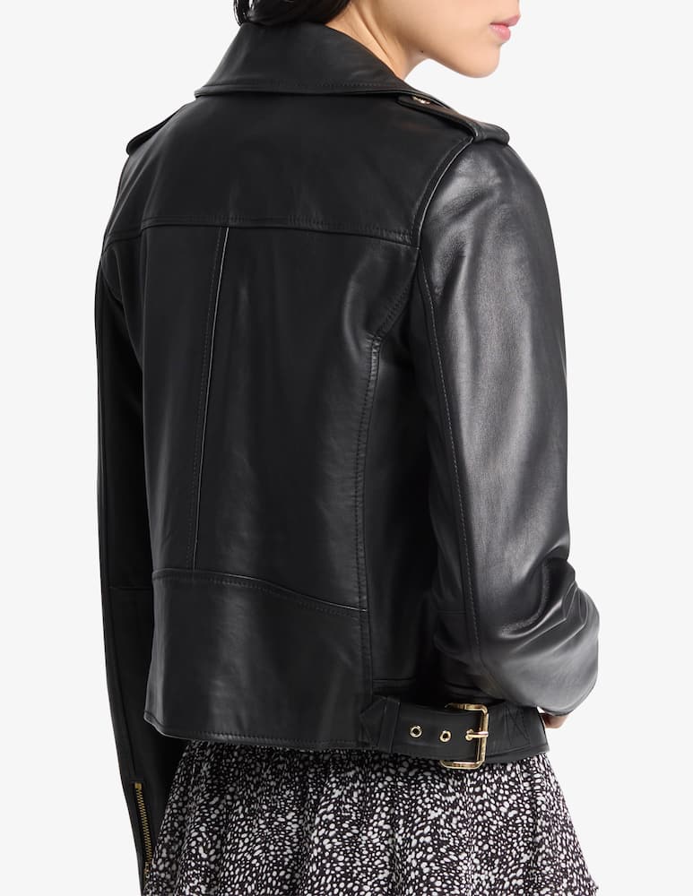 Michael Michael Kors Giacca biker in pelle - immagine 2 Michael Michael Kors Giacca biker in pelle - immagine 2