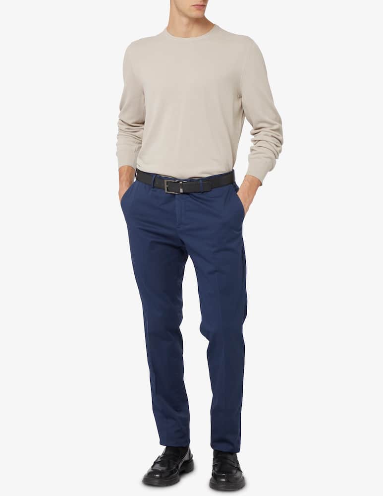 rinascente Gran Sasso Maglia girocollo cotone nido d'ape f14