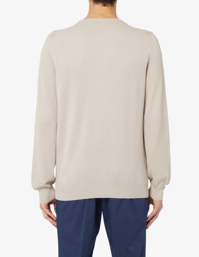 rinascente Gran Sasso Maglia girocollo cotone nido d'ape f14