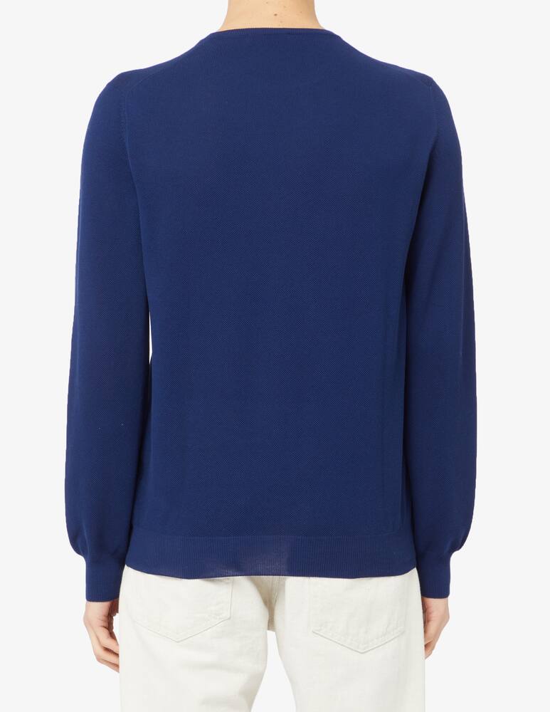 rinascente Gran Sasso Maglia girocollo cotone nido d'ape f14