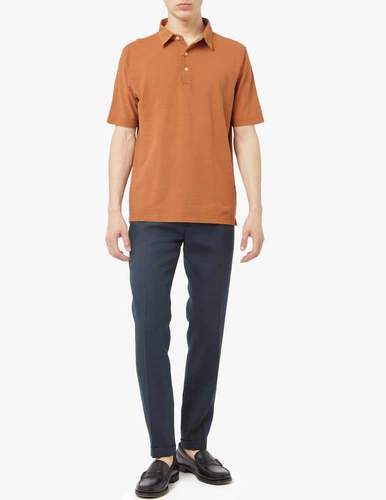 rinascente Gran Sasso Polo maniche corte jersey ice cotton