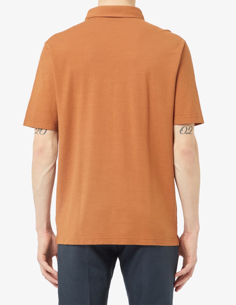 rinascente Gran Sasso Polo maniche corte jersey ice cotton