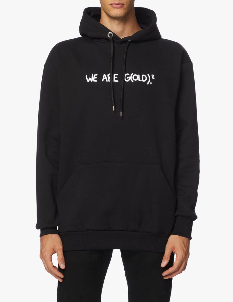 rinascente Throwback We are gold hoodie