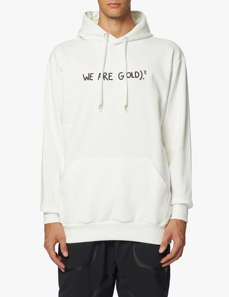rinascente Throwback Felpa con cappuccio we are gold