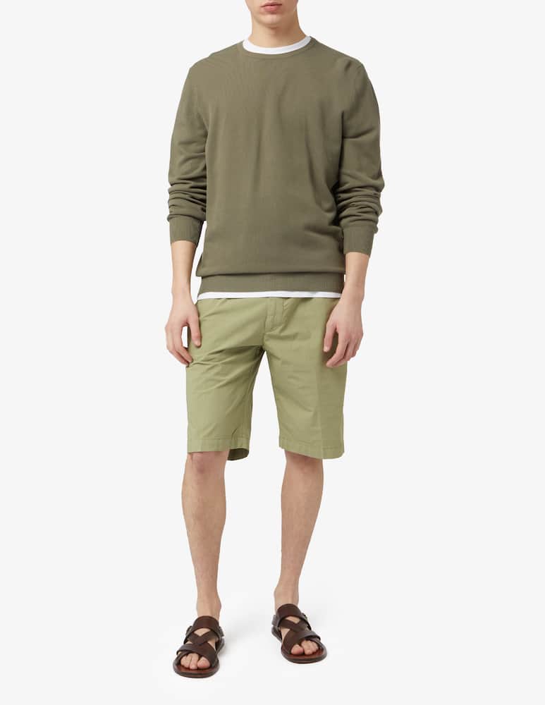 rinascente Gran Sasso Maglia girocollo cotone nido d'ape f14