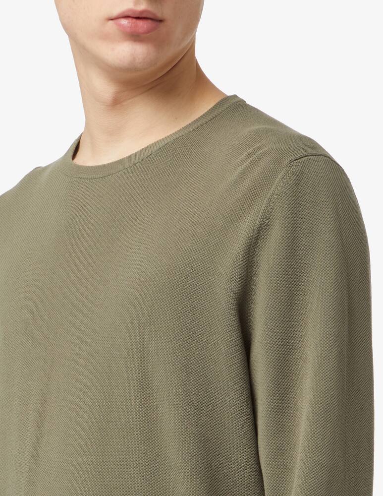 rinascente Gran Sasso Maglia girocollo cotone nido d'ape f14