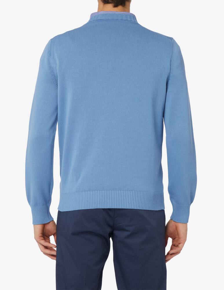 Gran Sasso F8 egyptian cotton crewneck jumper - picture 3