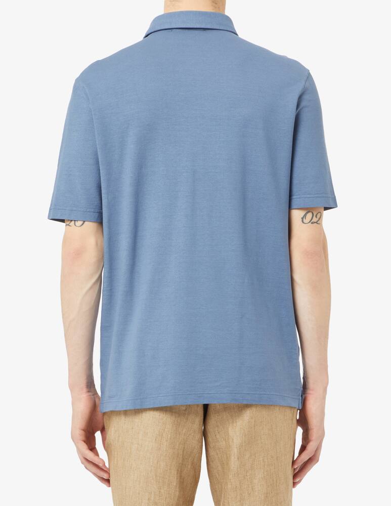 rinascente Gran Sasso Jersey ice cotton polo