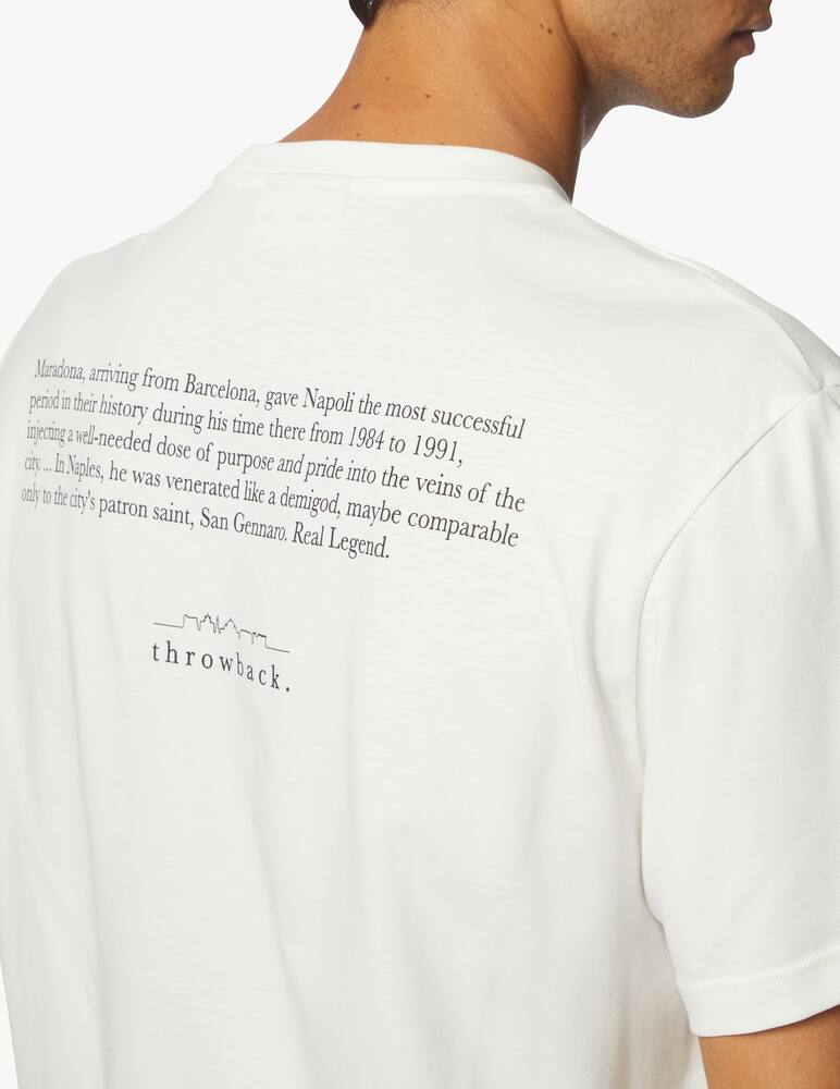 rinascente Throwback  maglietta girocollo diego maradona