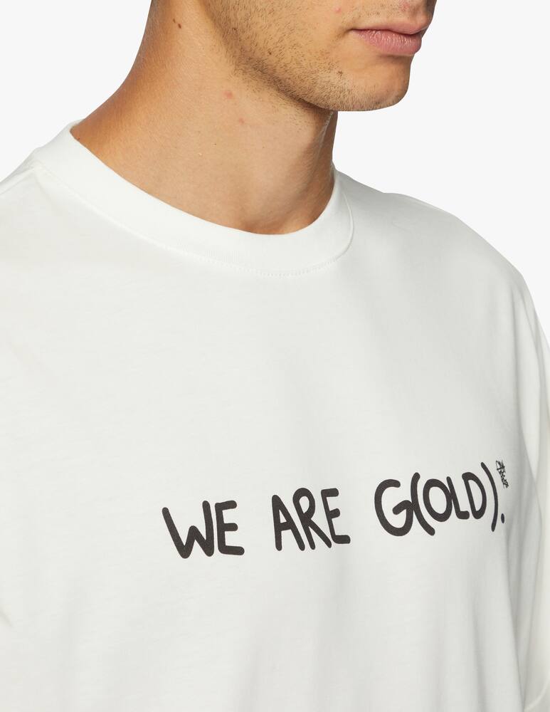 rinascente Throwback  maglietta girocollo we are gold