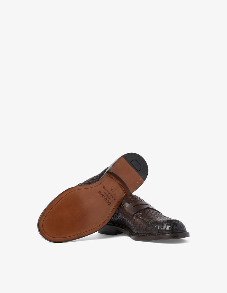 rinascente Doucal's Penny loafer straw