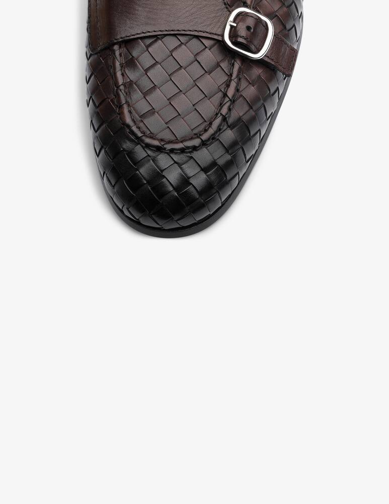 rinascente Doucal's Scarpe doppia fibbia intreccio straw