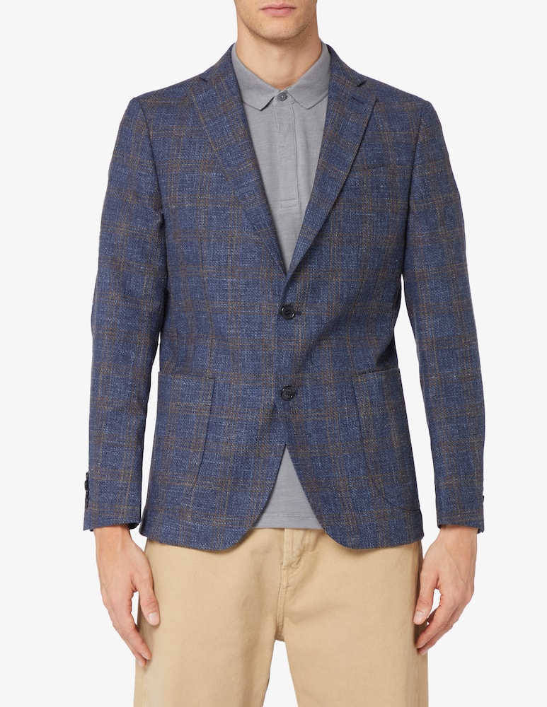 Sartoria Italiana Jacket check sfoderata d7 - picture 1 Sartoria Italiana Jacket check sfoderata d7 - picture 1