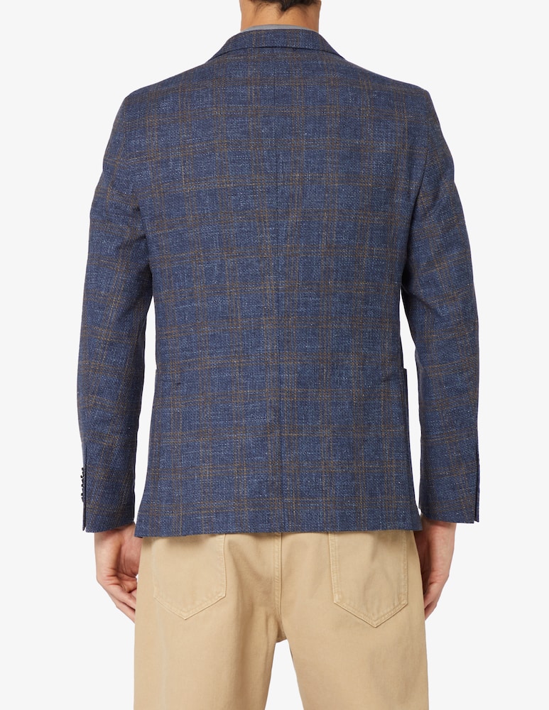 Sartoria Italiana Jacket check sfoderata d7 - picture 3 Sartoria Italiana Jacket check sfoderata d7 - picture 3