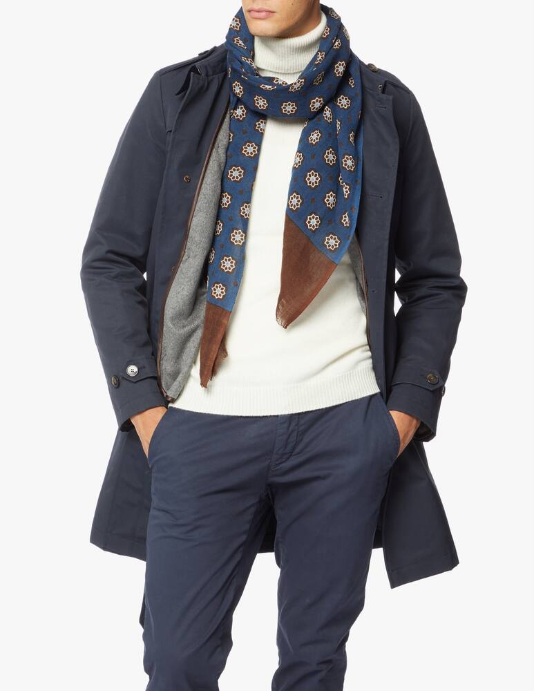 rinascente Altea Sciapa in lana ricamo macro fiore