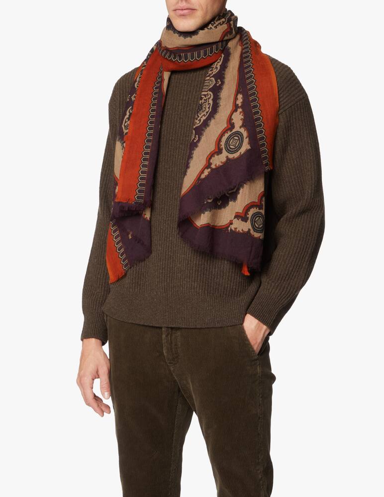 rinascente Altea Sciarpa in lana stampa orientale