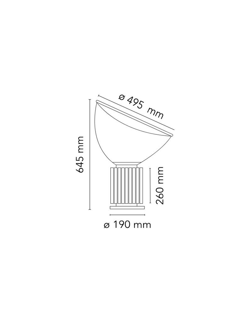 Flos Lampada da tavolo Taccia LED Vetro - immagine 3 Flos Lampada da tavolo Taccia LED Vetro - immagine 3