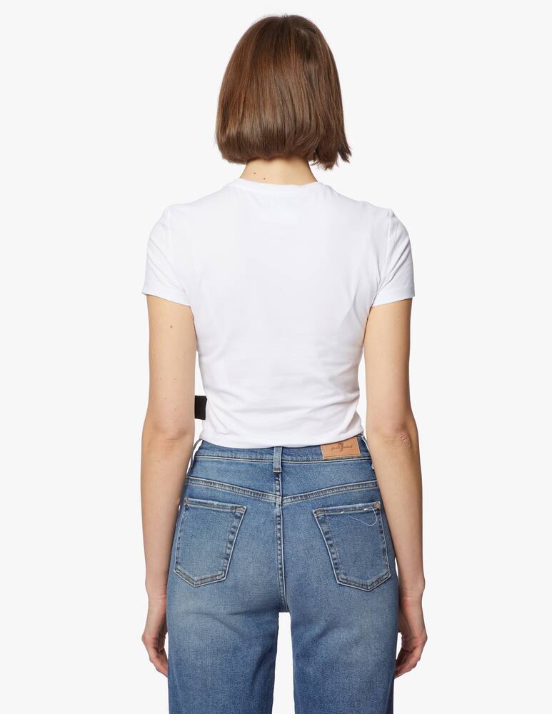 rinascente Versace Jeans Couture T-shirt logo girocollo in cotone